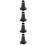 4Pcs Durable Black Clarinet Bell for Music Instrument Replacement 9
