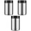 3Pièces Isothermes Acier Argent Pour Usage 3