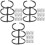 30Pcs Black Alloy Book Binder Rings Convenient Three-Hole File Rings 4