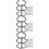 30Pcs Black Alloy Book Binder Rings Convenient Three-Hole File Rings 9