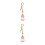 2Pcs Pink Car Hanging Decorations Glass Perfume Diffuser 5