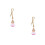 2Pcs Pink Car Hanging Decorations Glass Perfume Diffuser 6