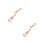 2Pcs Pink Car Hanging Decorations Glass Perfume Diffuser 7