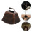 6Pièces Cloches En Fer Rouge Mini Pour Décoration 10