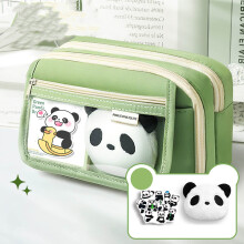 Large Capacity 9-Compartment Pencil Case for Girls, 8.2x3.94x5.1in, Washable Canvas, Sturdy Zippers – Compatible with School Stationery