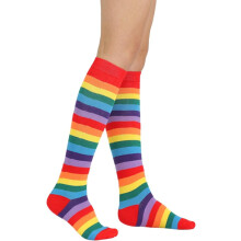 Women's Athletic Knee-High Socks Striped Casual