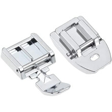Zipper Foot & Invisible Zipper Foot for All Low Shank Snap-On Machines – Compatible with Singer, Brother, Babylock, Janome, Juki, Elna, and More
