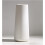 White Ceramic Vase – Modern Geometric Design, Handmade 1