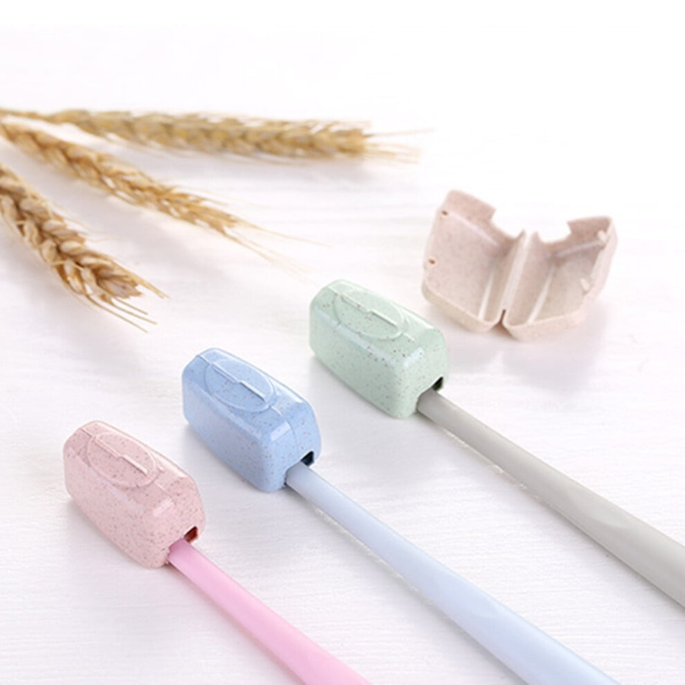4 Pcs Set Portable Travel Toothbrush Cover Wash Brush Cap Case Box, Travel Toothbrush Head Covers Clearance