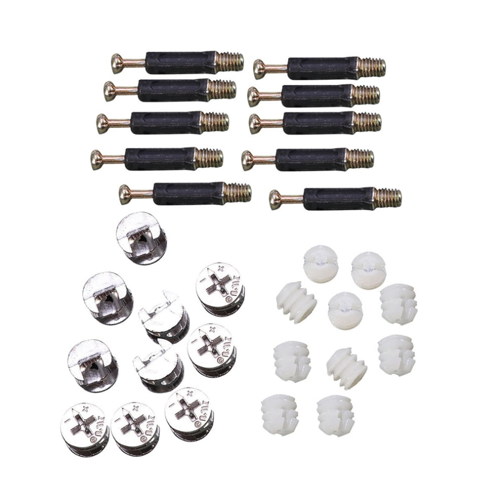 Sets Furniture Connectors Cam Lock Fittings Bolt Dowel Cam Fitting Bolt Dowel 9193271964049