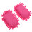 4Pcs Pink Chalkboard Erasers for School Use Dry Whiteboard Cleaner 10