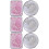 6Pcs Stylish Portable Pocket Mirrors Foldable Double-Sided Makeup 8
