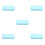 5Pcs Stackable Blue Plastic Pencil Organizer with Snap Closure 4