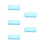 5Pcs Stackable Blue Plastic Pencil Organizer with Snap Closure 7