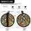 Pot Holders Round Heat-Resistant 8 Inch 2 Pcs 7
