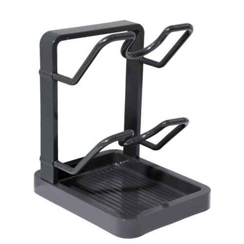 Kitchen Storage Rack With Pot Lid Holder Desktop/Wall-Mounted Single Or Double-Tier Kitchen Shelving Unit