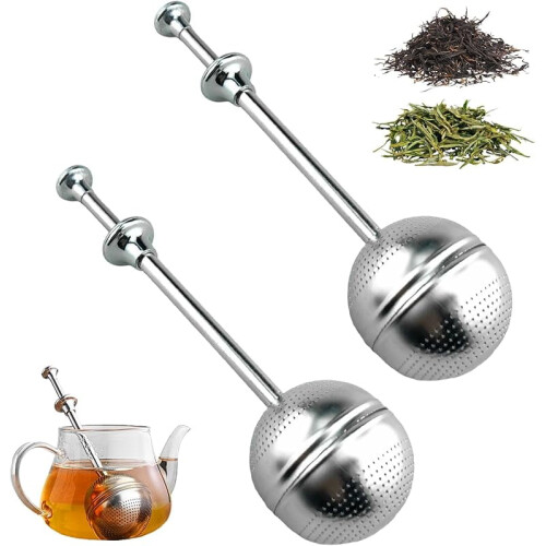 Stainless Steel Tea Infuser Strainer Ultra-Fine Mesh Large