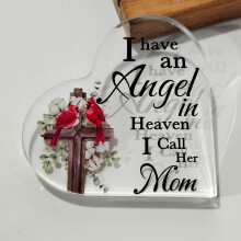 In Stock New Valentine's Day Love Transparent Acrylic Mother's Day Father's Day Table Decorations Ornaments