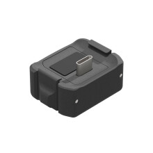Charging Adapter Base for DJI Pocket 3 - Dual Interface Mount with USB-C Port and 1/4 Screw, Compatible with Tripod and Action Cam Accessories