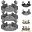 Suction Cup Corner Shower Shelf, No-Drill Rustproof Bathroom Storage Rack, Compatible with Smooth Surfaces (Gray, 3PCS) 1