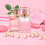 2Pcs Portable Pink Glass Perfume Atomizer Spray Bottle Refillable 8