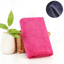 3pcs Ultra-Fine Fiber Dry Hair Towel, 13.78x29.53", Rose Red – Multipurpose for Bath, Fitness, Shower, Sports; Compatible with all hair types