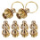 30Pcs Brass Twist Clasps for Jewelry Making Secure Durable Connectors 2