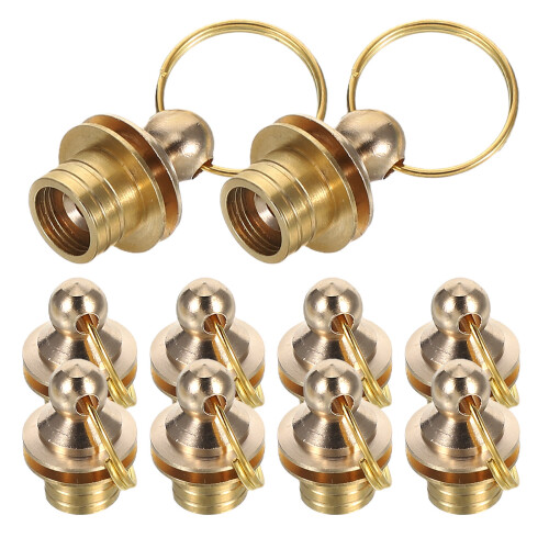 30Pcs Brass Twist Clasps for Jewelry Making Secure Durable Connectors 1
