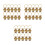 30Pcs Brass Twist Clasps for Jewelry Making Secure Durable Connectors 3