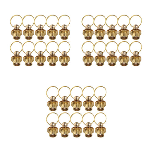 30Pcs Brass Twist Clasps for Jewelry Making Secure Durable Connectors 2