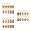 30Pcs Brass Twist Clasps for Jewelry Making Secure Durable Connectors 4