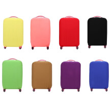 Elastic Travel Luggage Cover Suitcase Trolley Case Protective Bag Protector for 18-20 Inches (Black)