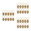 30Pcs Brass Twist Clasps for Jewelry Making Secure Durable Connectors 7