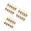 30Pcs Brass Twist Clasps for Jewelry Making Secure Durable Connectors 8