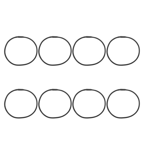 40Pcs Universal Mic Shock Mount Elastic Bands Black Rubber Durable 2