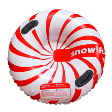 Kids and Adults Inflatable Snow Tube Sled, Heavy Duty Snow Tube with Handles for Winter Outdoor Sledding