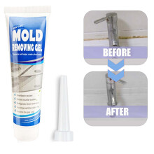 Mildew Removal Gel for Tile Pools, Walls, Bathrooms, Showers, Kitchens, Toilets, Grout, Washing Machines & Fridges – Compatible with Tile Pools