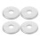 12Pcs Silver Decorative Wall-Mounted Pipe Cover Plates for Bathroom 3