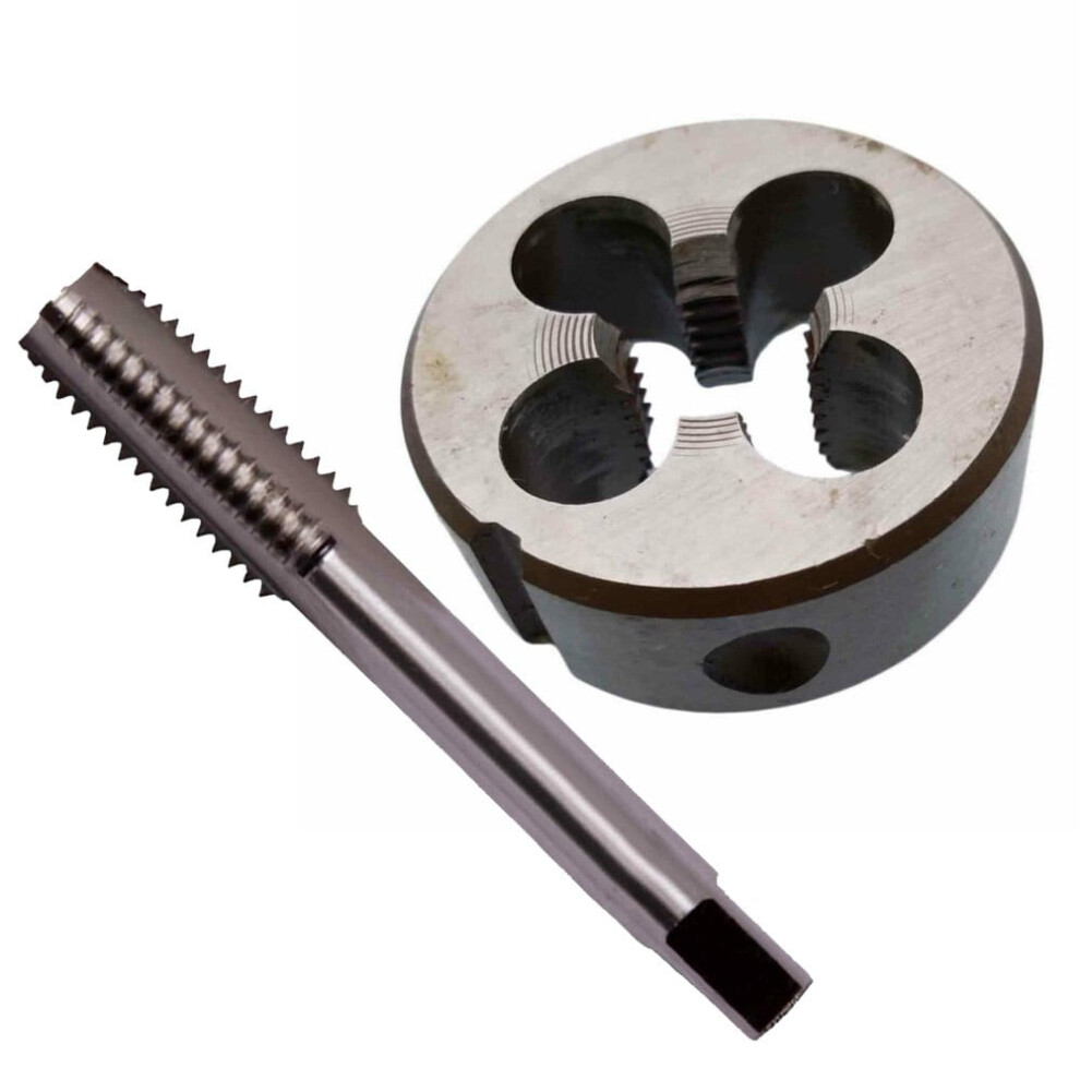 2Pcs Right Hand Tap Round Die Set M13x1.5 Hss Metric Screw Thread Tap Drill Machine Plug Cutting Tool Metalworking, Hss Die Set, Thread Tap, A 9130661055741