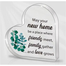 In Stock New Valentine's Day Love Transparent Acrylic Mother's Day Father's Day Table Decorations Ornaments