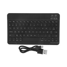 Wireless French Keyboard for Seamless Typing, Quick Keys and High-Quality Abs Material for All Your Digital Needs - Black