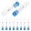40Pcs Blue Tungsten Nail Drill Bits Set for Nail Smoothing & Buffing 3