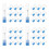 40Pcs Blue Tungsten Nail Drill Bits Set for Nail Smoothing & Buffing 5