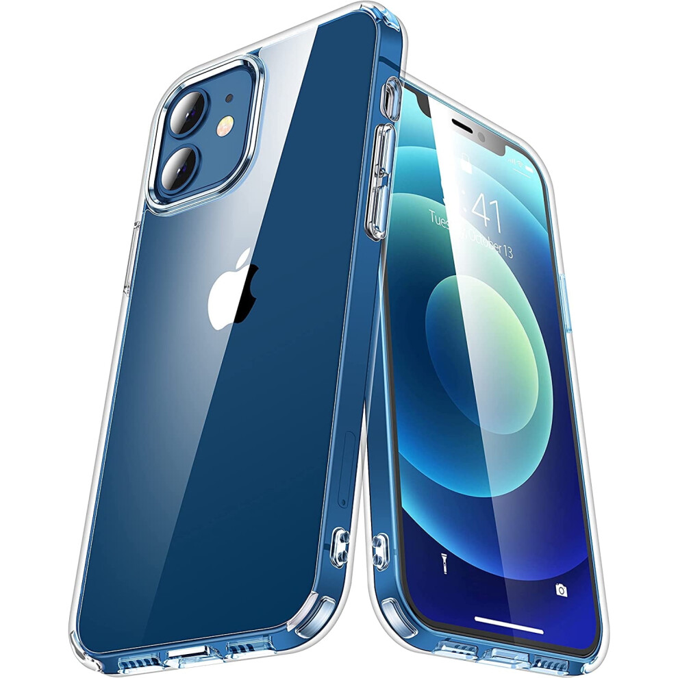 Crystal Clear Case Designed For Compatible With Iphone 12, [ Resistant] Slim Fit Shockproof Yellow 9130661055673