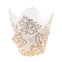 Tulip Cupcake Liners – Premium Greaseproof Parchment Muffin Liners for Baking, Parties & Christmas – Compatible with standard cupcake pans
