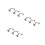 9Pcs Durable Stainless Steel Handrail Brackets Silver for Staircases 7
