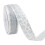 Fita de Natal com arame, floco de neve, organza, glitter, 2 comprimentos 1