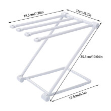 Kitchen Countertop Dishcloth Drying Rack, Vertical Kitchen Countertop Organizer, Suitable for Efficient Organization, Space Saving, Small Kitchens