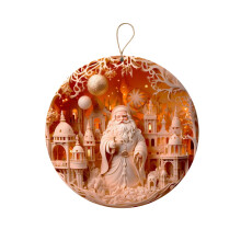 Enfeites de Natal FAMTKT – Decoração para árvore, casa, escritório e carro, presentes para festas de fim de ano, compatíveis com ganchos de