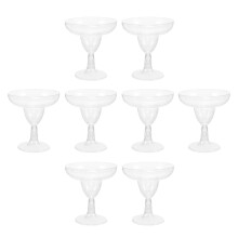 Vasos de cóctel transparentes, 20 unidades, 4,13 x 3,7 x 3,7 pulgadas